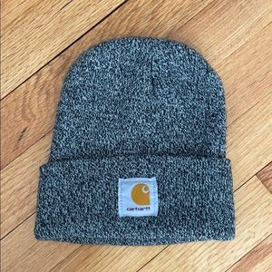 Carhartt Knit Cuffed Beanie (Salt & Pepper Grey)
